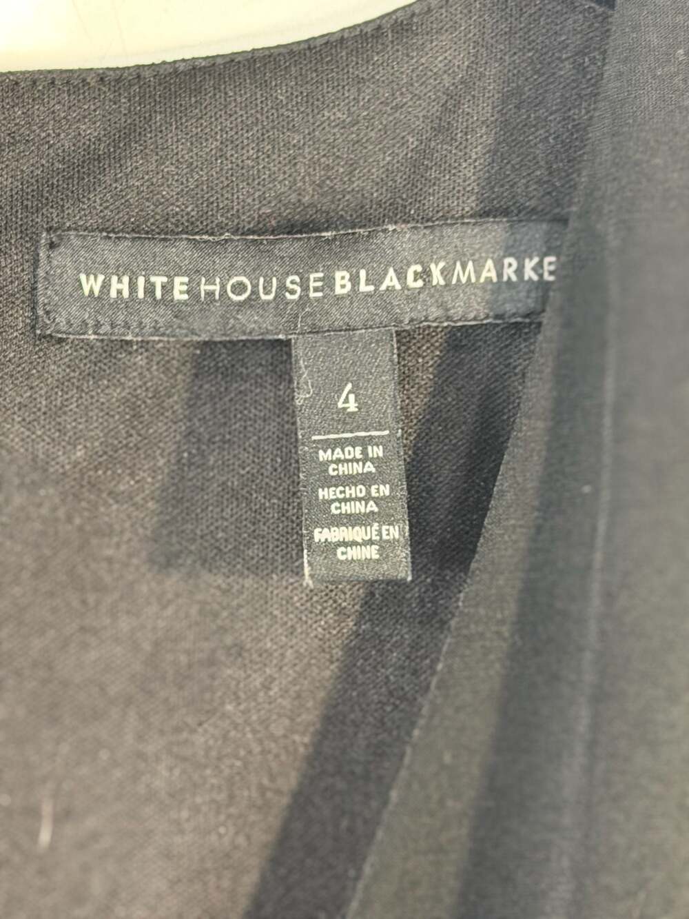 White House Black Market Matte Jersey V-Neck Jumpsuit, Size 4 - Picture 4 of 7